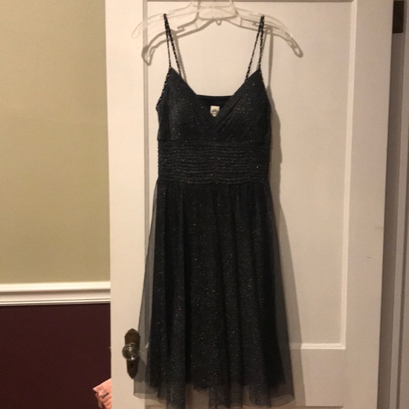Signature by Sangria Dresses & Skirts - NWT Black and Silver Sangria Cocktail Dress